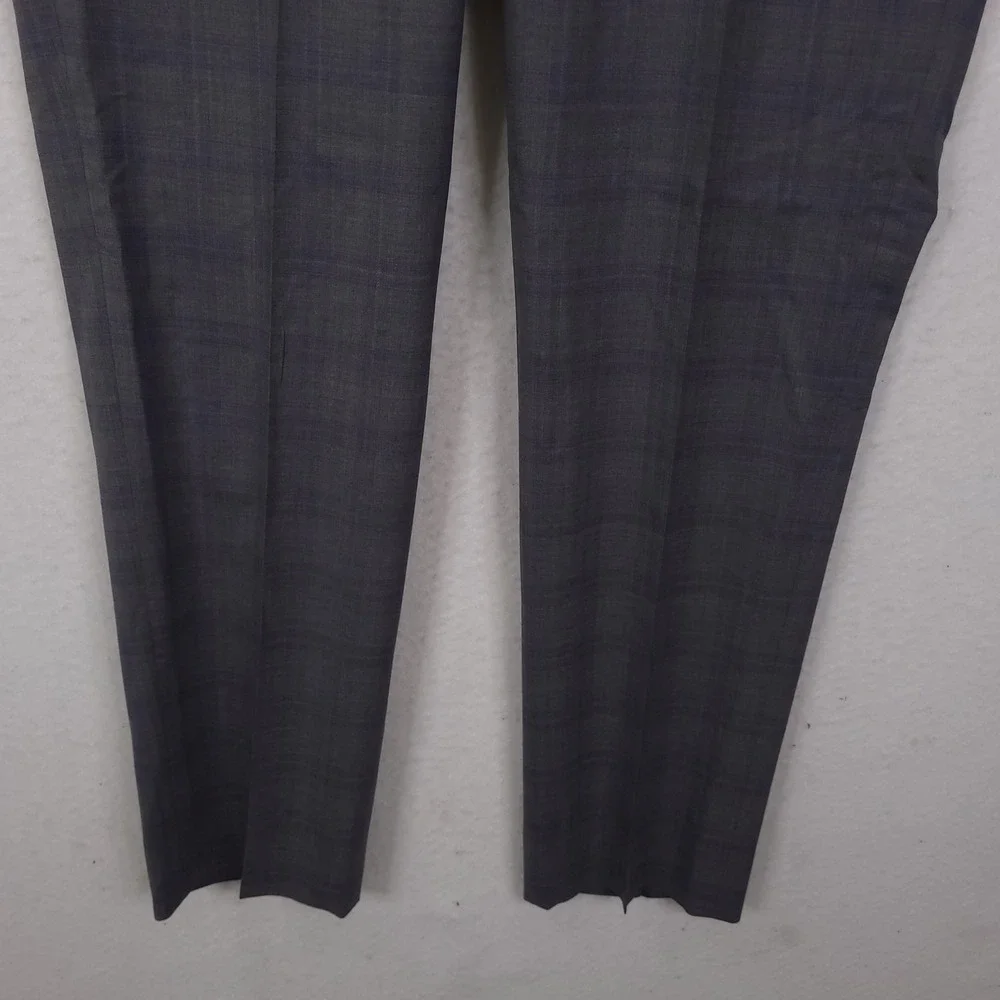 Incotex Dress Pant Men36 Fits 34x29 Plaid Super 130s Wool Classic Fit Pattern B